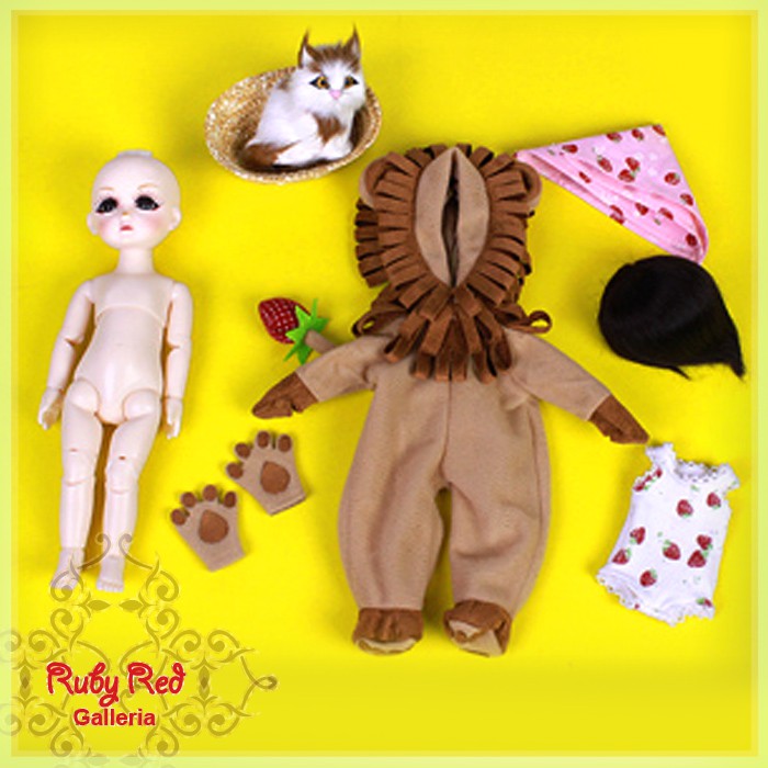 8'' StrawBerina, Mighty Lion & the Cat (GA0007A)