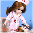 8'' StrawBerina, Doctor & the Cat (GA0006A)