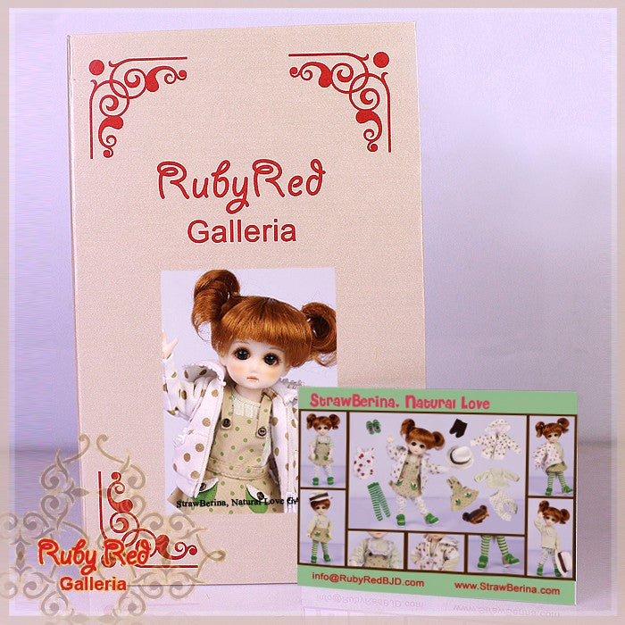 8'' StrawBerina, Mix n' Match, Natural Love (GA0004A)