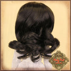 Wavy Black Parting Wig for 14” Play Girl (KD0002A)