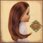 Straight Auburn Parting Wig for 14” Play Girl (KD0001D)
