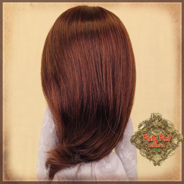 Straight Auburn Parting Wig for 14” Play Girl (KD0001D)