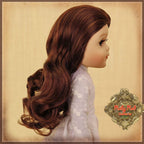 Wavy Auburn Parting Wig for 14” Play Girl (KD0002D)