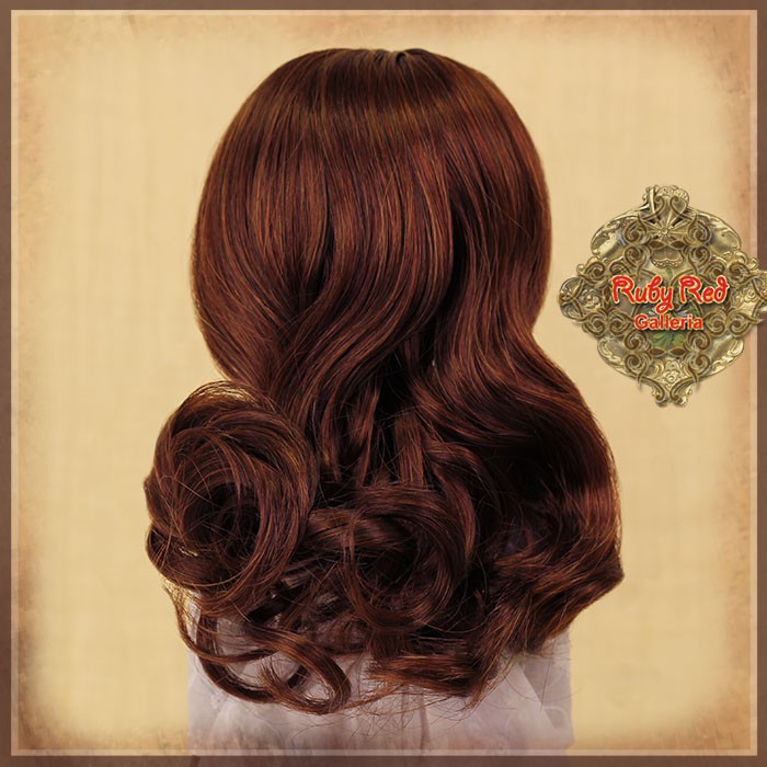 Wavy Auburn Parting Wig for 14” Play Girl (KD0002D)