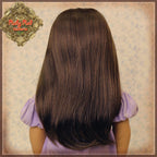 Dark Brown Straight Wig for 18” Play Girl (AD0034A)