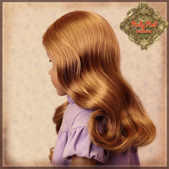 Brown Curly Wig for 18” Play Girl (AD0033A)