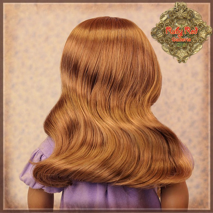 Brown Curly Wig for 18” Play Girl (AD0033A)