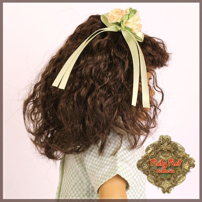 Dark Brown Wig with Bangs for 18” Play Girl (AD0031A)