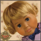 Blonde Wavy Boy Style Wig for 18” Play Girl (AD0029A)