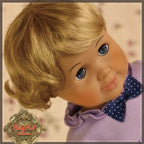 Blonde Wavy Boy Style Wig for 18” Play Girl (AD0029A)