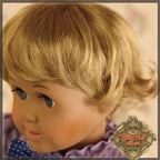 Blonde Wavy Boy Style Wig for 18” Play Girl (AD0029A)