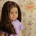 Wavy Parting Wig for 18” Play Girl (AD0025A)