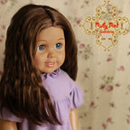 Wavy Parting Wig for 18” Play Girl (AD0025A)