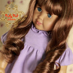 Curly Wig with Bangs for 18" Girl (AD0024A)