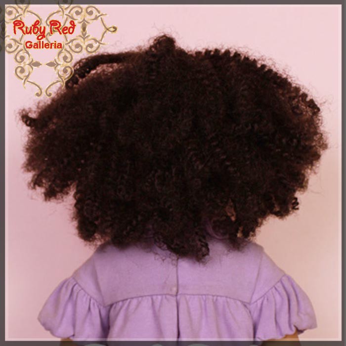 Black Curly Wig for 18" Girl (AD0022E2)