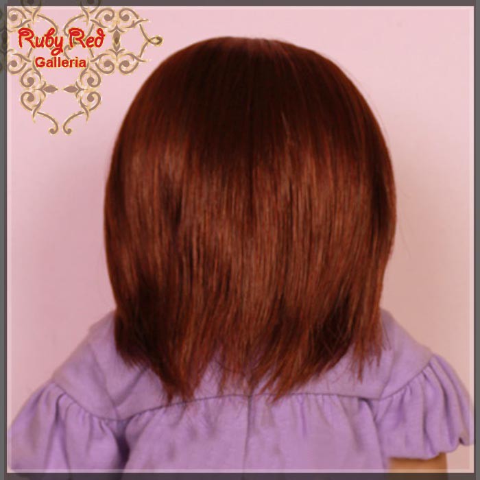 Carrot Red Straight Wig for 18" Girl (AD0020E5)