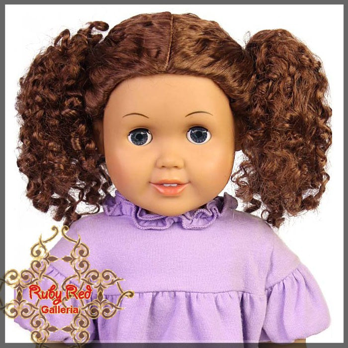 Dark Auburn Wig for 18" Girl (AD0018E5)