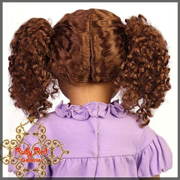 Dark Auburn Wig for 18" Girl (AD0018E5)