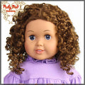Brunette Wig for 18" Girl (AD0016T12)