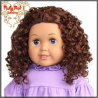 Dark Auburn Wig for 18" Girl (AD0016E5)