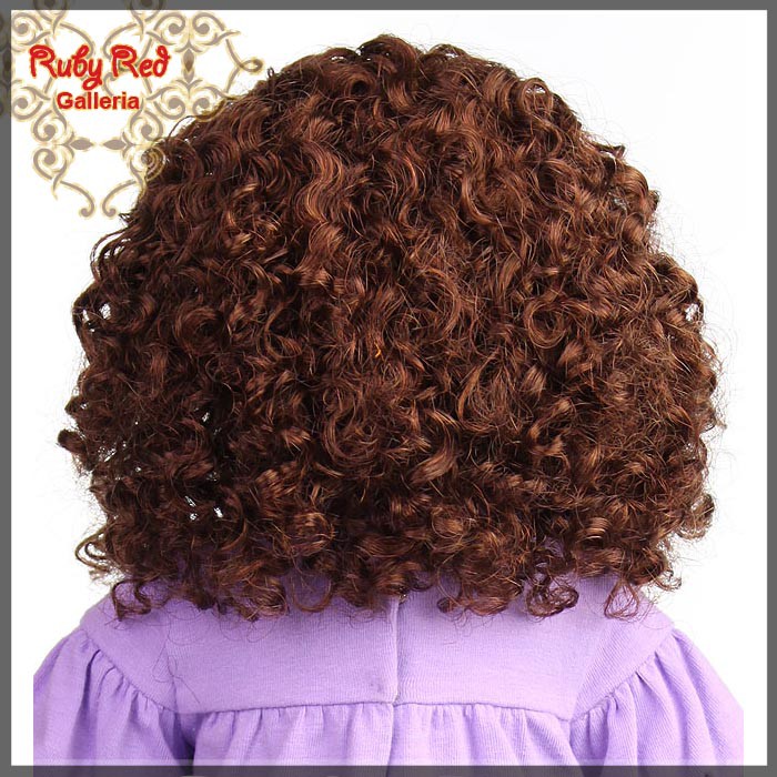 Dark Auburn Wig for 18" Girl (AD0016E5)