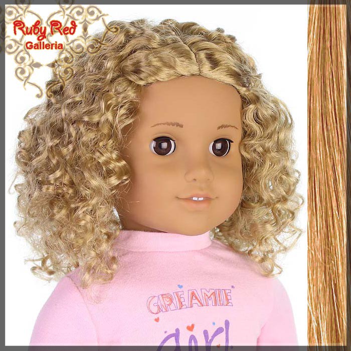 Strawberry Blonde Wig for 18" Girl (AD0016E14)
