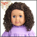 Medium Brown Wig for 18" Girl (AD0016E12)