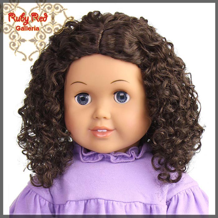 Medium Brown Wig for 18" Girl (AD0016E12)