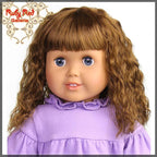 Brunette Wig for 18" Girl (AD0015T12)