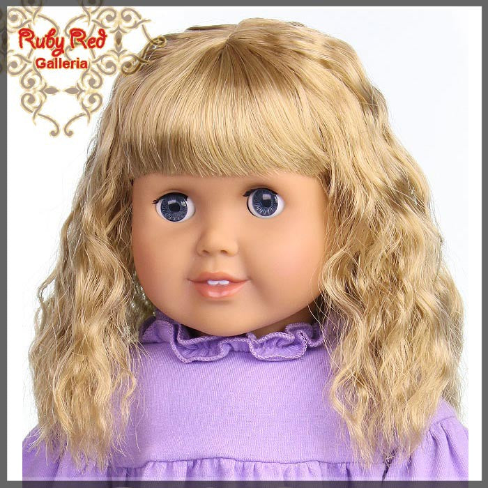 Ash Blonde Wig for 18" Girl (AD0015E6)