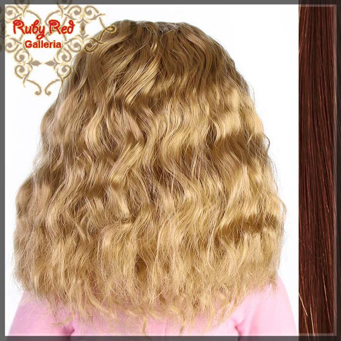 Dark Auburn Wig for 18" Girl (AD0015E5)