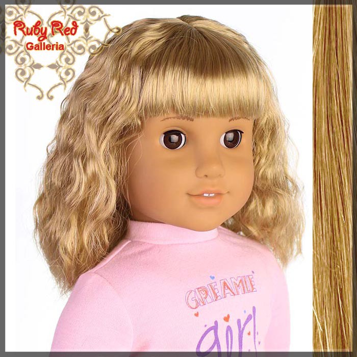 Strawberry Blonde Wig for 18" Girl (AD0015E14)