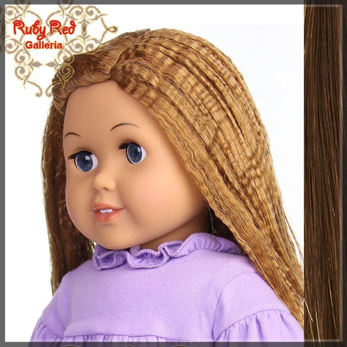 Brunette Wig for 18" Girl (AD0014T12)