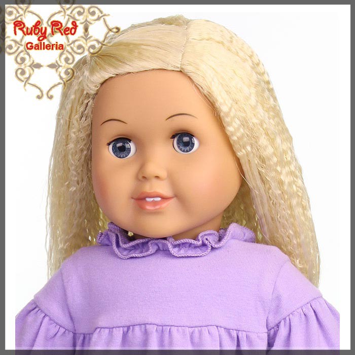 Pale Blonde Wig for 18" Girl (AD0014E9)