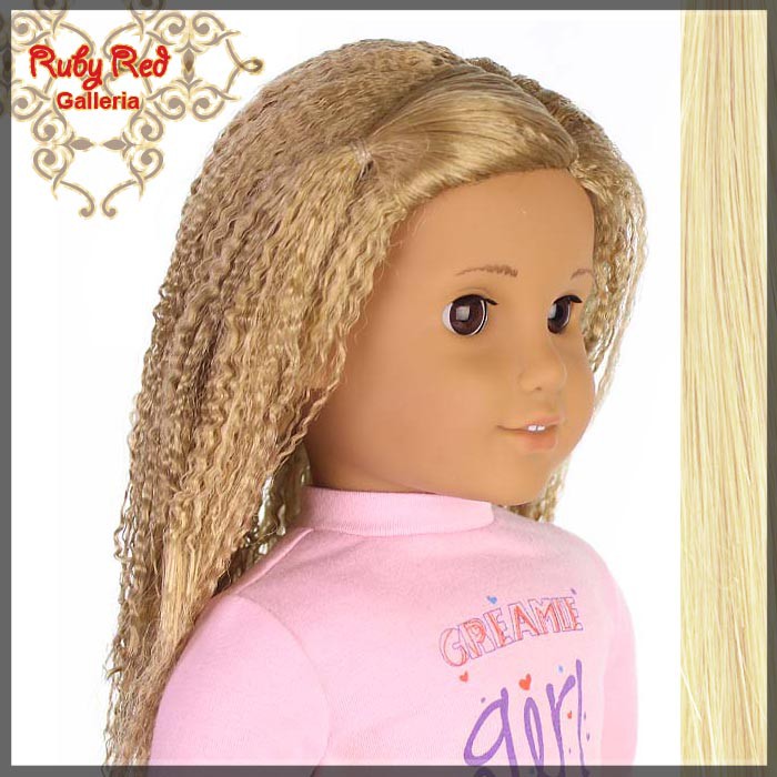 Pale Blonde Wig for 18" Girl (AD0014E9)