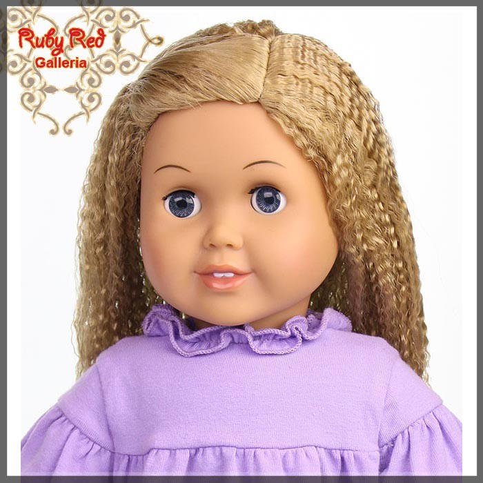 Ash Blonde Wig for 18" Girl (AD0014E6)