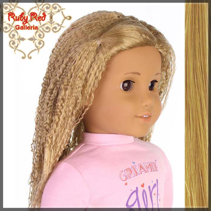 Ash Blonde Wig for 18" Girl (AD0014E6)