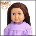 Dark Auburn Wig for 18" Girl (AD0014E5)