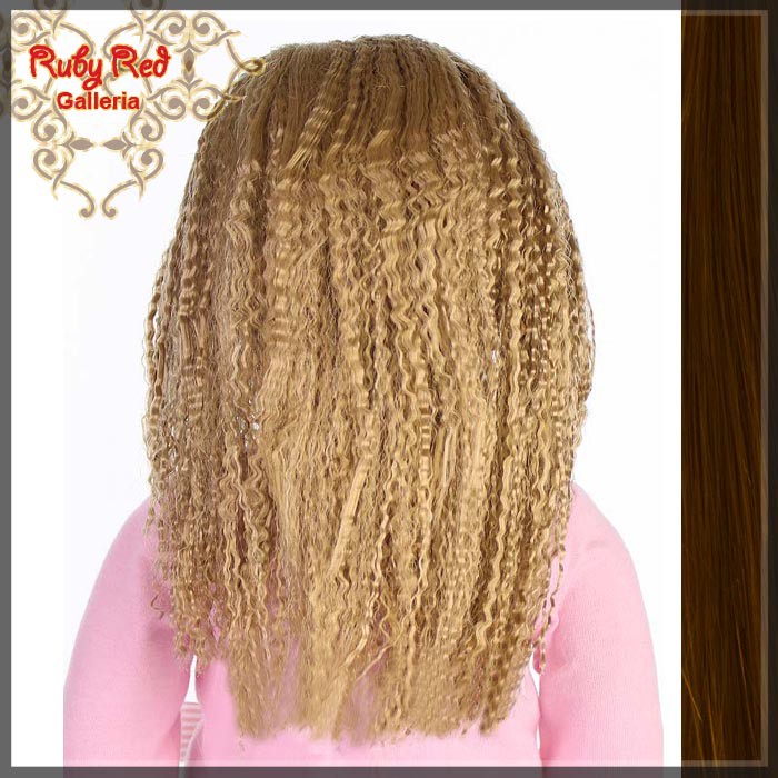 Dark Auburn Wig for 18" Girl (AD0014E5)