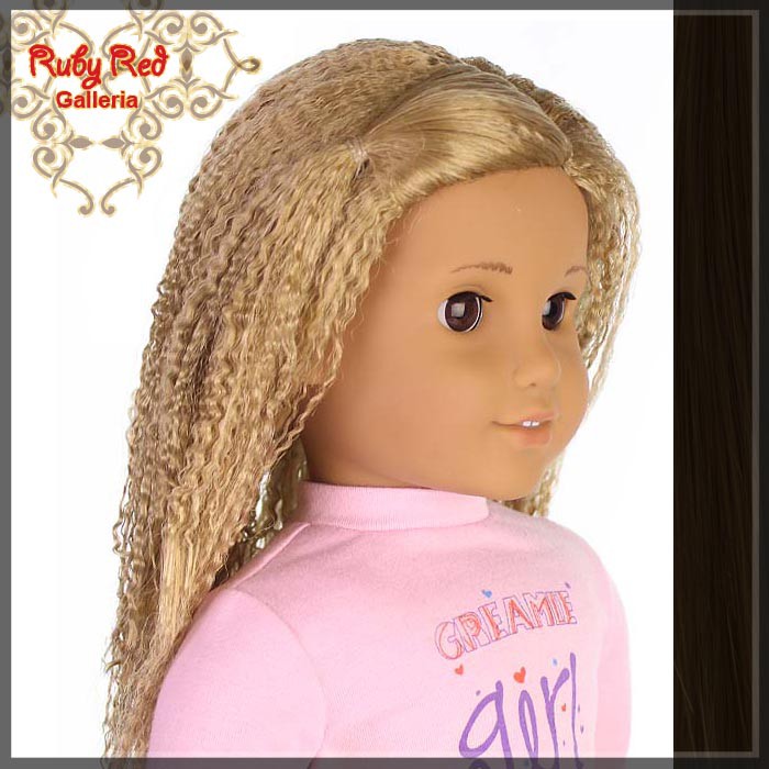 Medium Brown Wig for 18" Girl (AD0014E12)