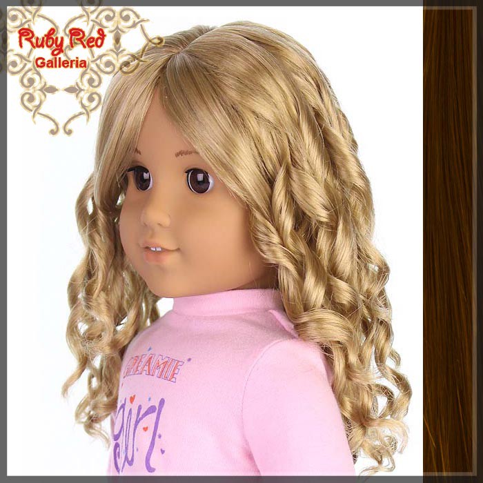 Brunette Wig for 18" Girl (AD0013T12)
