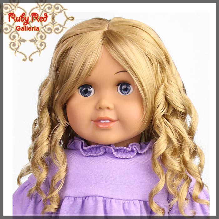 Ash Blonde Wig for 18" Girl (AD0013E6)