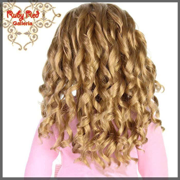 Ash Blonde Wig for 18" Girl (AD0013E6)