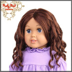 Dark Auburn Wig for 18" Girl (AD0013E5)