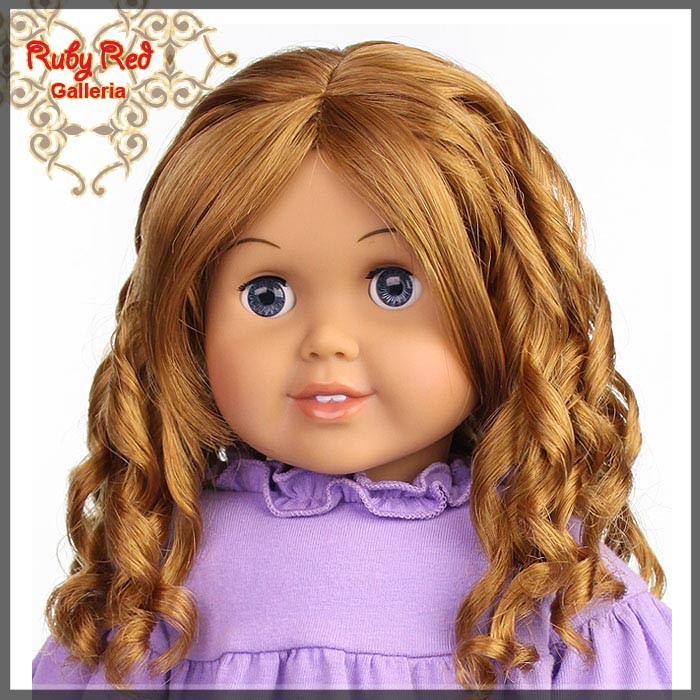 Strawberry Blonde Wig for 18" Girl (AD0013E14)