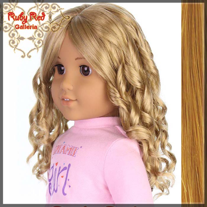 Strawberry Blonde Wig for 18" Girl (AD0013E14)