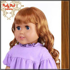 Curly Auburn Bang Wig for 18" Girl (AD0010B)