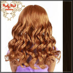 Curly Dark Brown Bang Wig for 18" Girl (AD0010A)