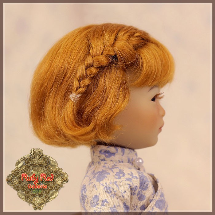 Light Brown with Braids Mohair Wig (HD0011B)