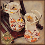 Floral Print Shoes for 8" Dolls (HH0048A)
